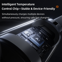 Câble de charge rétractable tressé 3-en-1 100W à charge ultra-rapide universel pour appareils Android Type-C et ordinateurs