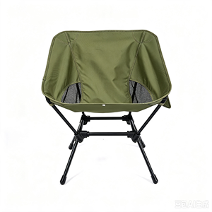 Modern Outdoor Foldable Moon <b>Chair</b> 600D Oxford Fabric for Hiking <b>Beach</b> Park - Product Image 4