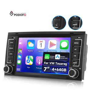 Podofo pour Volkswagen/Touareg/Transporter Ts Multivan 7 ''Android Car Radio 4 + 64G Wireless CarPlay/Android Auto GPS WIFI OEM ODM - Product Image 1
