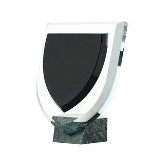 Placa negra de premios de cristal de alta calidad K9 de nuevo diseño ADL con logotipo personalizado y palabras para regalos de negocios de recuerdo - Product Image 2