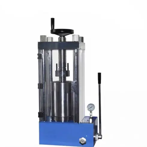 TMAX marka laboratuvar kompakt soğuk İzostatik pres manuel hidrolik CIP presleme makinesi kullanılan toz presleme için