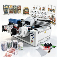 Nuevo Modelo de Impresora UV Plana y de Rollo de 60*60cm, I1600U1 I3200U1 XP600 TX800, Impresora UV 6060, Máquina de Impresión Híbrida 2 en 1