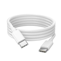 Câble de charge rapide USB-C Type C blanc PD 5A/100W 2m avec puce métallique pour MacBook, ordinateur portable, téléphone portable 15/16/17