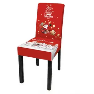 Christmas Chair Cover Case Your Chair Covers - Stretch Spandex Bands Christmas Topic Elastic Chair Cover