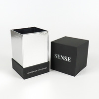 2025 Luxury Rectangular Exquisite Perfume Gift Box Creative Flip-Top Sponge Liner Matt Lamination Recycled Materials Paper