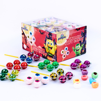 Halal gecertificeerde 3D exploderende gummy snoepjes, aanpasbare fruitvormen, meerkleurig, best verkochte product, lage prijs, balvormig ontwerp
