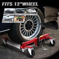 Roue en acier robuste chariot voiture patin dispositif mobile ascenseur pneu rouleaux Jack véhicule positionnement pédale aller Jack pour voiture et camion