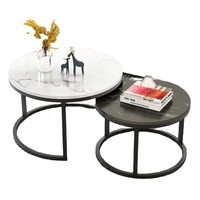 Table à thé et table d'appoint mobiles de style nordique simple
