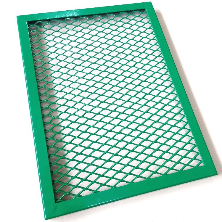Durable Powder Coated Expanded Metal Mesh Display Racks