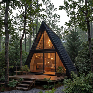 โครงเหล็กอ่อน3ห้องนอนสำเร็จรูปโครงห้องโดยสารยายบ้านแบนสำเร็จรูปบ้านดูเพล็กซ์หลายครอบครัวบ้านวิลล่าหรูหรา - Product Image 2