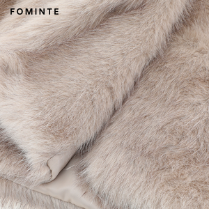 Cappotto in Ecopelliccia per <span class=keywords><strong>Donna</strong></span> Taglie Forti, Giacca Corta Invernale Calda, Morbida e alla Moda, <span class=keywords><strong>Abbigliamento</strong></span> di Lusso - Product Image 5