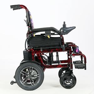Silla de ruedas pediátrica, silla de ruedas eléctrica plegable de litio para niños, silla de ruedas para niños - Product Image 6