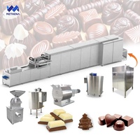 Machine de moulage de chocolat haut de gamme, ligne de production automatique de barres chocolatées, ligne de production de chocolat en petites quantités