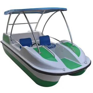 Wasserpark für Elektro boot hersteller bester Preis elektrisches 4-Personen-Boot mit Familien feier wildes Abenteuer zu verwenden