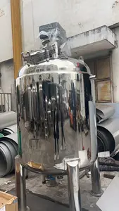 Factory Price Customized Sanitary Liquid Storage Tank Mixing Tank With Agitator Homogenizer Jacket Electric Heating