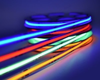Bande LED COB colorée IP20 8mm 480LEDs 12/24V 5W 10W 15W Tira De Luz Led Luces Led Strip Light
