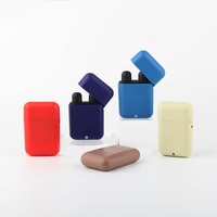 Nouvel inhalateur nasal double à capuchon rabattable de conception carrée - Bouteilles en plastique sérigraphiées pour huiles essentielles