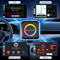 Carplay Ai con 64GB ROM 4GB RAM Caja automática inalámbrica y con cable para automóviles 98% Garantía de 1 año Compatible con Android 13 CarPlay