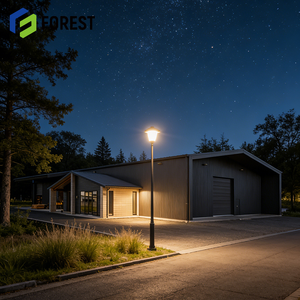 Entrepôt à structure en acier sans colonnes pour stockage à grand envergure, atelier logistique industriel, hôpital, immeuble de bureaux - Product Image 1