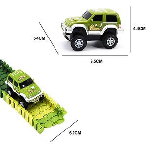 แทร็คไดโนเสาร์รถแข่งของเล่นสำหรับเด็ก,แทร็คที่มีความยืดหยุ่นของเล่นเด็กขายร้อนชุดรถแข่งปีนเขา Flexile Diy <span class=keywords><strong>Dino</strong></span> ติดตามไดโนเสาร์ - Product Image 4