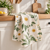 Essuie-tout en lin de style français Hoshom Premium, taille personnalisée, durable, pour la cuisine, le nettoyage de la vaisselle, la décoration de table