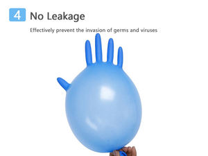 Suministro DE SEGURIDAD Guantes de nitrilo Sin polvo 3 Mil Protección de manos Guantes de higiene sin látex Fábrica en polvo - Product Image 6