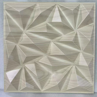 Panneaux en PVC texturés en forme de fleur de diamant 3D modernes pour la décoration murale intérieure Géométrique pour le salon, le bureau, les hôpitaux, les gymnases