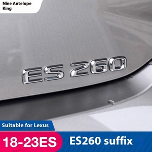 Emblème de queue de voiture pour <span class=keywords><strong>Lexus</strong></span> ES200/260 Emblème de queue extérieur stéréoscopique 3D Accessoire de voiture - Product Image 3
