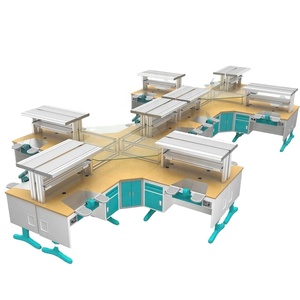 Wellwillgroup Customize Design <strong>Corner</strong> Dental Lab <strong>Bench</strong> - Product Image 1