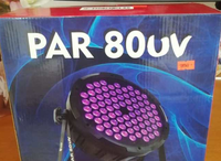 Foco Par led UV, 80 unidades, 3w