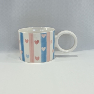 China Supplier Cartoon Pattern Eco-friendly Ceramic Coffee Mug with Round Handle Design Dishwasher & Microwave Safe Food Safe - Product Image 6