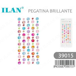 Adesivi con strass brillanti Ilan 39015 per decorazioni nail art - Product Image 3