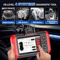 Kingbolen S800 OBD2 Escáner 4 Sistemas Herramientas de Diagnóstico de Coche ABS SRS ECM TCM 15 Restablece Freno de Aceite SAS ETS Restablece Uso Gratuito de Por Vida