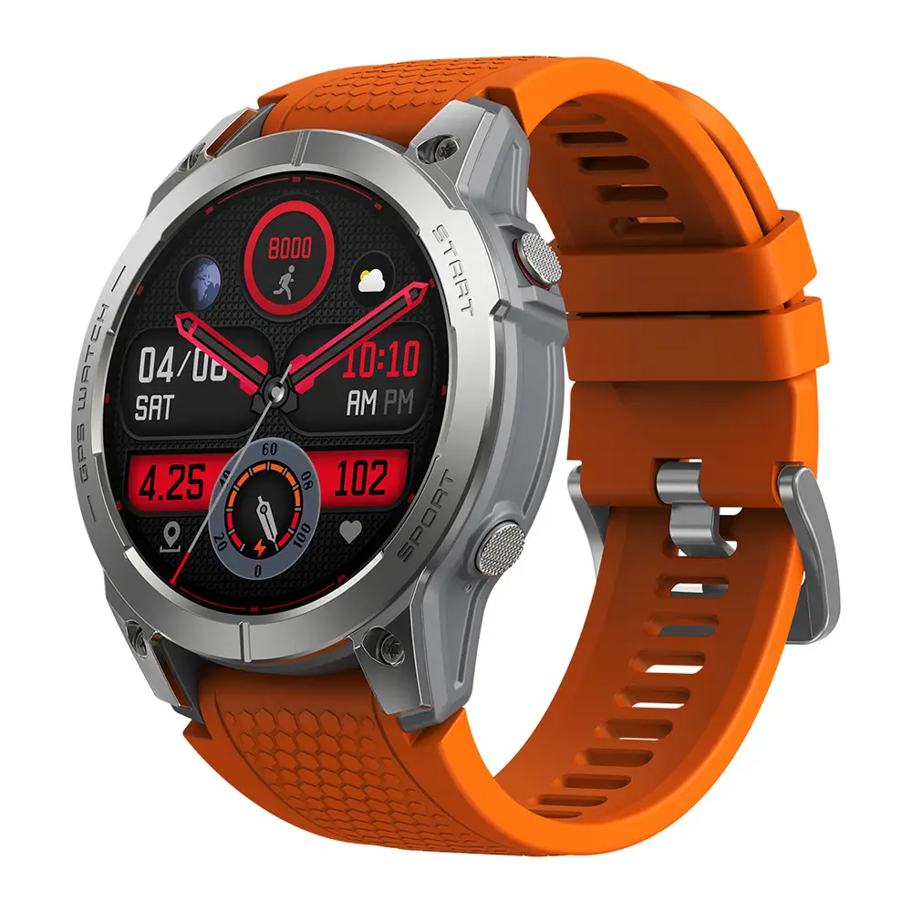 Zeblaze Stratos 3นาฬิกาอัจฉริยะ, นาฬิกาอัจฉริยะระบบบลูทูธหน้าจอ AMOLED GPS ในตัว