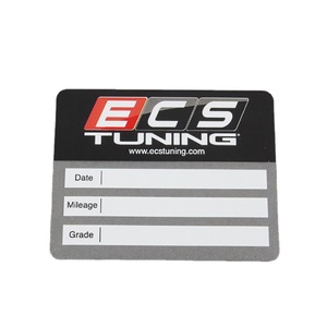 <strong>Customized</strong> Next Service Due Car Label <strong>Window</strong> Reusable Static Cling <strong>Stickers</strong> PET Material Eco-Friendly Removable - Product Image 1