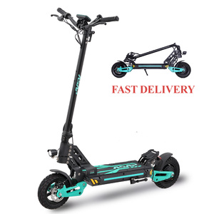 Patinete Eléctrico Plegable para Adultos, Modelo 2026, Color Verde, Dos Ruedas, Motor Dual sin Escobillas, 25 km/h, Suspensión Completa - Product Image 1