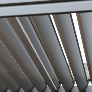Pavillon électrique intelligent en alliage d'aluminium pour <span class=keywords><strong>l</strong></span>'extérieur Villa Garden Sunshine Room Shading Rain Stores Facilement Assemblé Windproof - Product Image 6