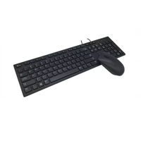 Ensemble de souris clavier filaire USB universel pour bureau d'affaires 104 touches avec conception anti-chute ergonomique pour ordinateurs de bureau
