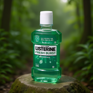 Bain de bouche For Fresh Burst Alcohol 250 ml au parfum menthe fraîche et formule K-Beauty pour l'hygiène buccale quotidienne - Product Image 3
