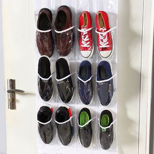 Oferta Especial: Organizador Colgante Transparente de 24 Compartimentos para Puerta, Diseño Plegable Funcional de Acero Inoxidable - Product Image 3