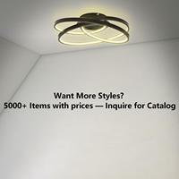 Plafonnier LED noir moderne, luminaire minimaliste à anneau incurvé, à intensité variable, pour chambre à coucher, couloir, hall d'entrée, salon