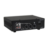 Amplifier Pemutar Rekaman Vinil Analog Garis MIK, VU Meter Ganda MM Meja Putar Amplifier