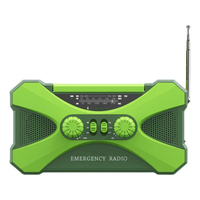 Banque d'énergie solaire à manivelle 10000mah pour la prévention des catastrophes et chargeur de batterie radio étanche avec lampe de poche