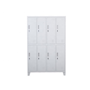 Atelier Gym <span class=keywords><strong>Bureau</strong></span> 8 Portes <span class=keywords><strong>Casier</strong></span> En Acier Armoire Casiers Industriels En Métal avec Pieds Debout - Product Image 1