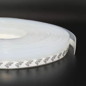 Poeira Proof Draft Stopper Transparente Janela Silicone Seal Strips Door Bottom Seal Strip para Shower Door Glass joint bas de porte - Product Image 6