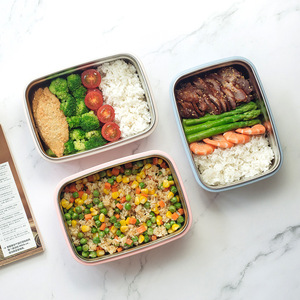 304 Stainless Steel <b>Lunch</b> <b>Box</b> <b>Small</b> Capacity Airtight Bento <b>Box</b> For Picnics - Product Image 2