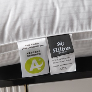 Oreillers de lit de collection hôtelière, <span class=keywords><strong>oreiller</strong></span> personnalisé en duvet de plumes <span class=keywords><strong>d</strong></span>'<span class=keywords><strong>oie</strong></span> originales avec <span class=keywords><strong>taie</strong></span> <span class=keywords><strong>d</strong></span>'<span class=keywords><strong>oreiller</strong></span> en coton pour dormir - Product Image 3