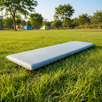 Matelas de couchage gonflable léger en micro-suède enduit de PVC, isolé avec une valeur R de 6,8, épaisseur 5 cm, pour le camping en plein air