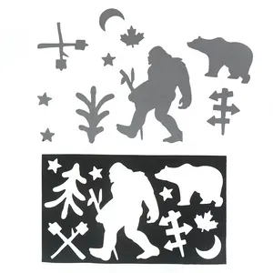 Resplandor en el oscuro etiqueta/ropa reflectante pegatinas para ropa - Product Image 1