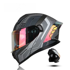 Casco Modular de Moto Abatible Estilo Novedad 2025 con Certificación DOT, Transpirable, Personalizable, Doble Visor y Material ABS <span class=keywords><strong>para</strong></span> <span class=keywords><strong>Hombre</strong></span> - Product Image 1